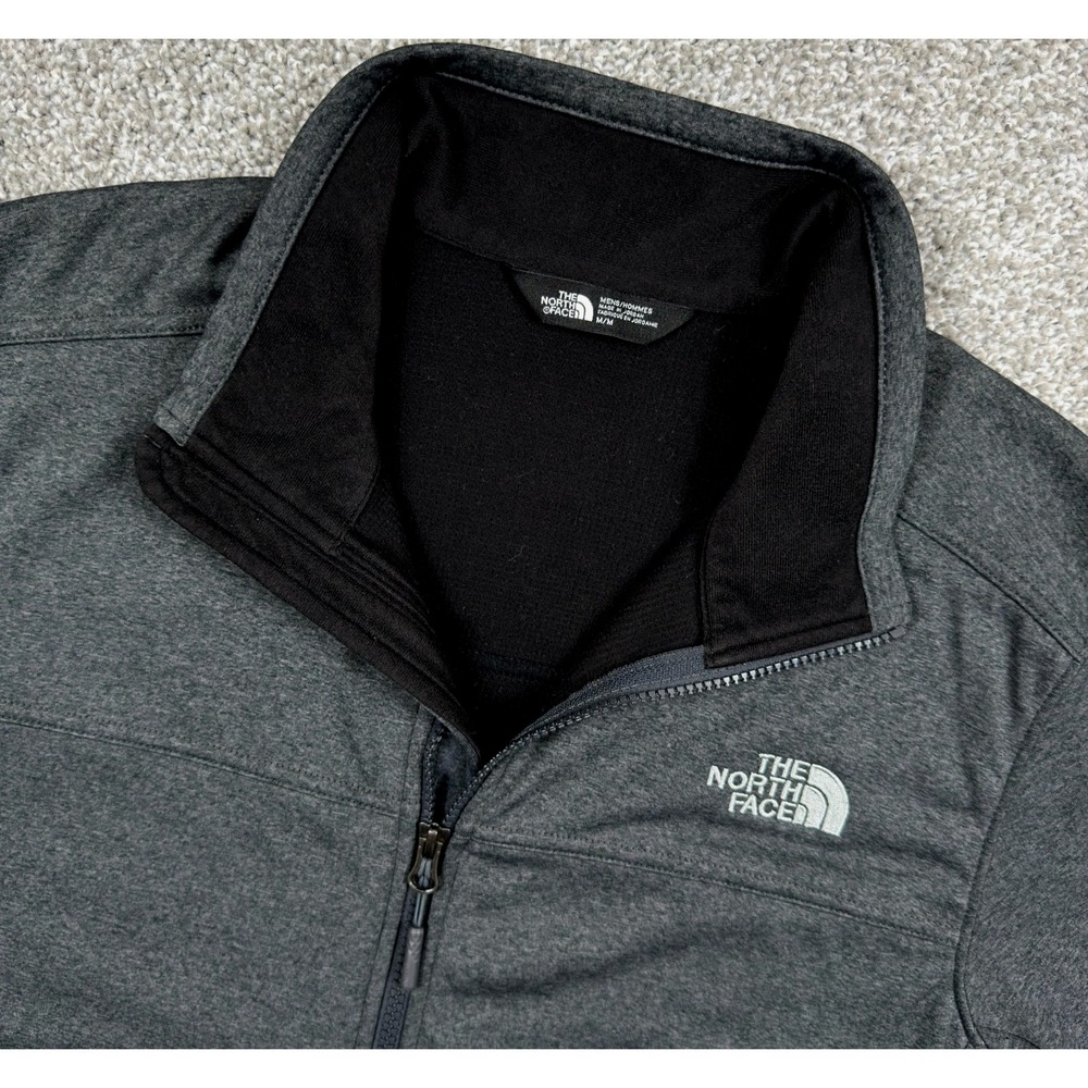 The North Face Apex Canyonwall Jacket Mens M Gray WindWall Softshell NF0A33QN